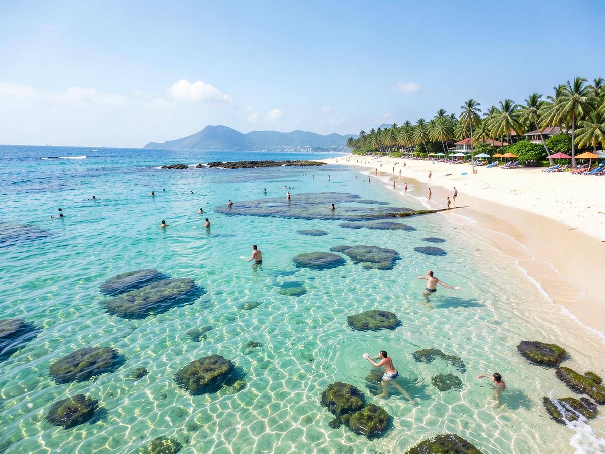 Piscinas naturais de águas cristalinas
